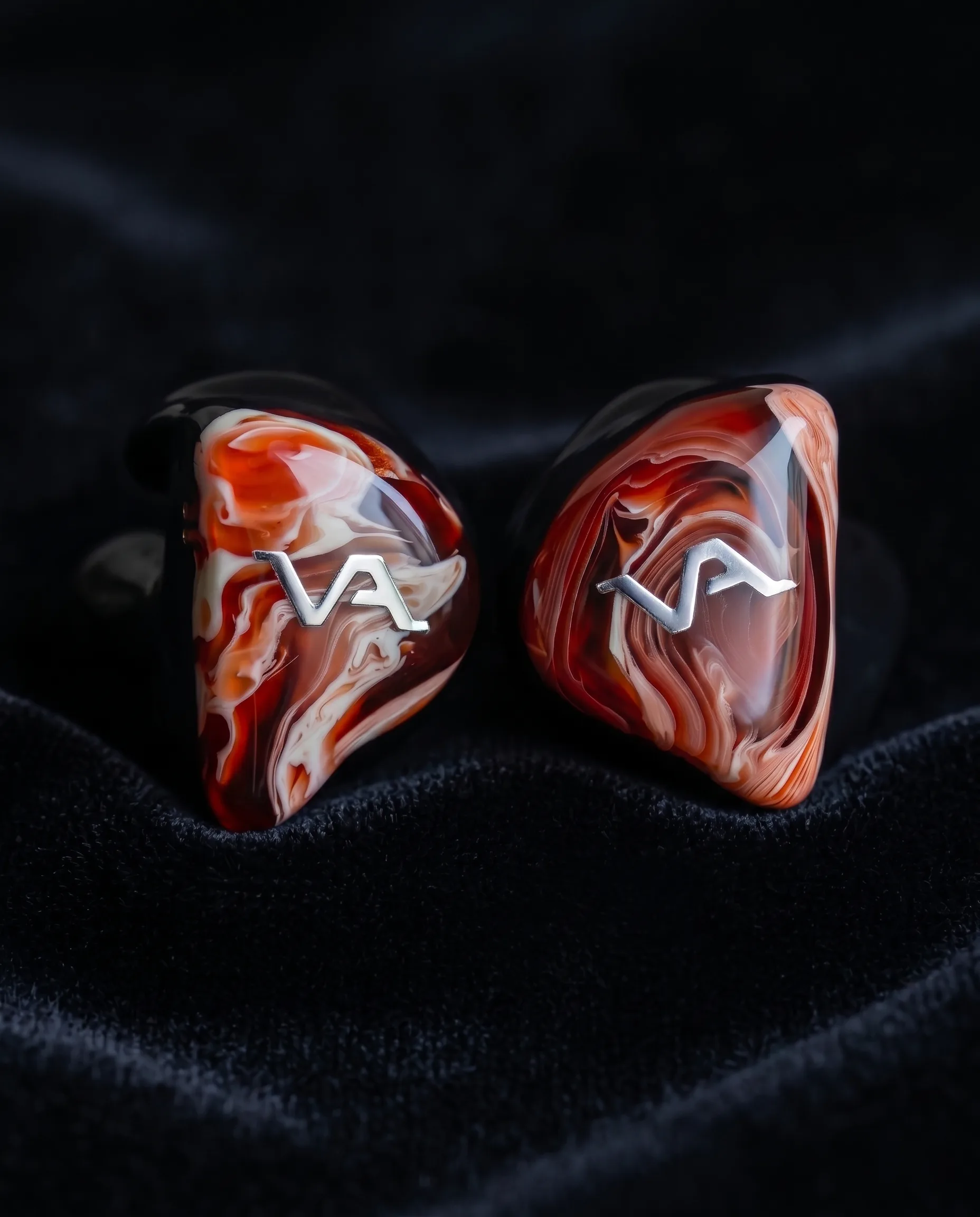 Bespoke Apex — carnelian marble pair